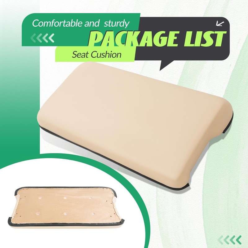 WUTIST Seat Bottom Front Compatible with 2004-Up Club Car Precedent
