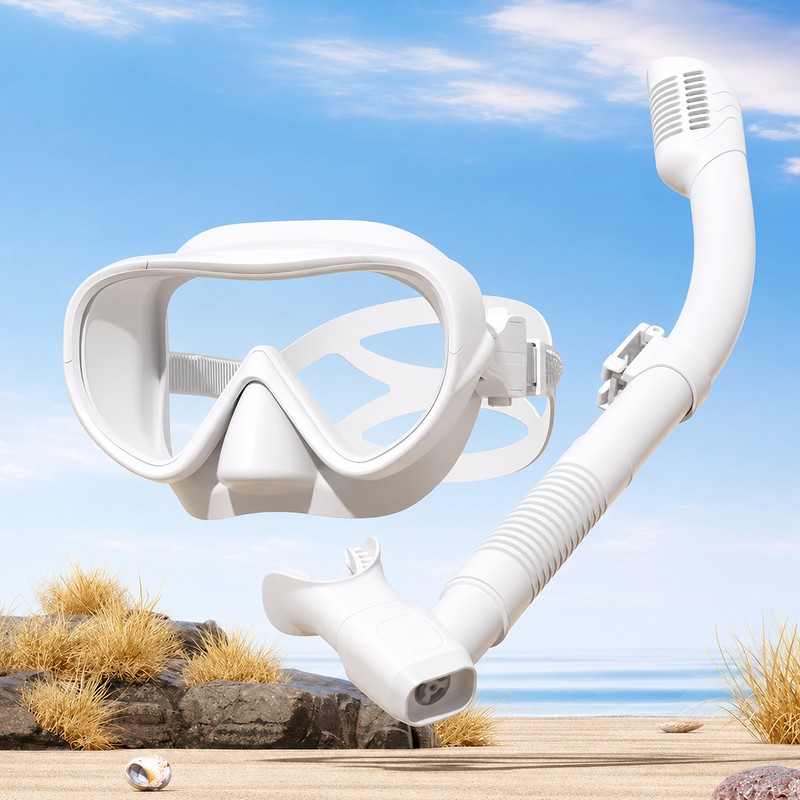 Kids Full-Vision Swim Mask for Pool Practice – Anti-Fog Polycarbonate