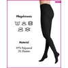 Hudson Women's Tights Thermal Warming 100 Denier, Black 0005