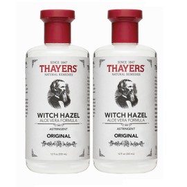THAYERS Witch Hazel and Aloe Vera Original Astringent 12 Pound Oz (2 Packs) Size / 타이어스 위치 헤이즐과 알로에 베라 오리지널 아스트링겐트 12파운드 오즈(2팩) Size