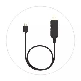 Wellue D-Type USB Charge Data Cable Original for Checkme O2 Max, SleepU and BabyO2