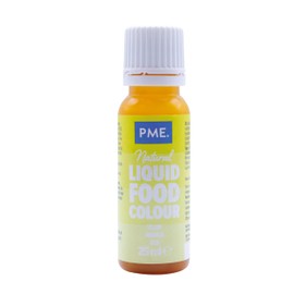 PME 100% Natural Food Colour Liquid - Lemon Yellow (25ml)