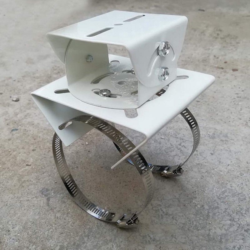 Ulyris Pole Mounting Brackets, Security Camera, Housing Bracket, Stainless Steel