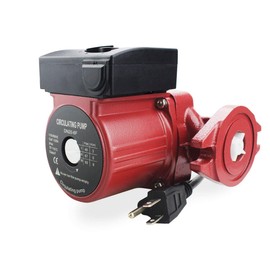 BACOENG 115V Flanged 3-Speed Recirculating Pump, Hot Water Circulation Pump for Water Heater System