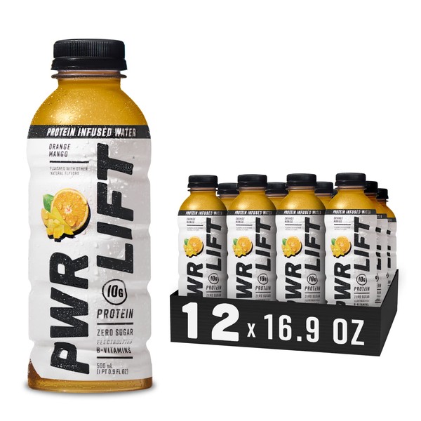 Whey Protein Water Sports Drink by PWR LIFT | Orange