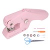 Handheld Sewing Machine Pink Household Small Portable Electric Double Thread