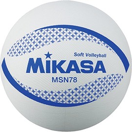 Mist Kyojin (mikasa) Color Soft Volleyball 78 cm Round White msn78 – W W Circumference 78 cm