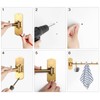 Sumnacon Clothes Rack, 2 Pcs Stainless Steel Clothes Hanger, Wall