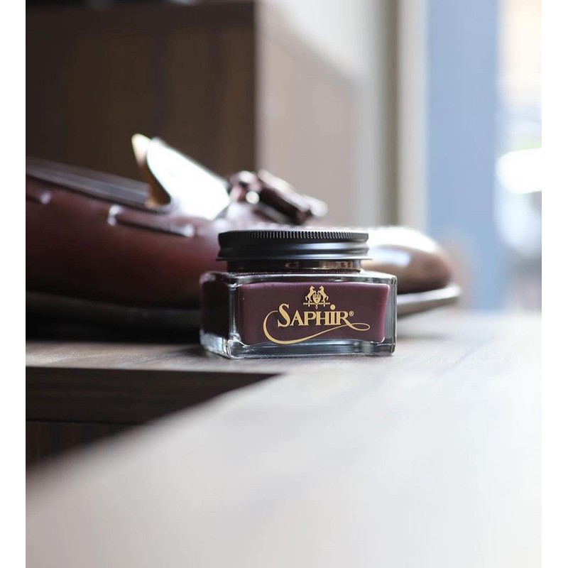 Saphir Pommadier Cream Black Cordovan 75ml Medaille D'or 1925 Paris