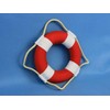 Hampton Nautical Vibrant with White Bands Life Ring Decoration, 6",