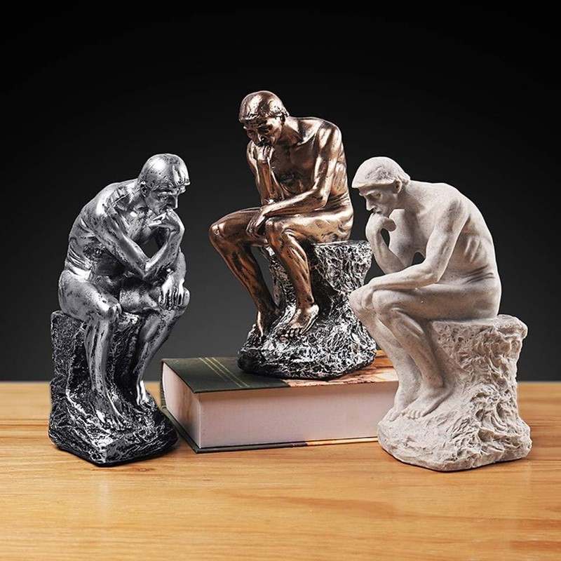 Aendu Creative Thinker Statues Individual Figurine for Living Room Decor