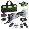 WORKPRO 20V 6 Speeds Cordless Brushless Oscillating Tool Kit Orbiting