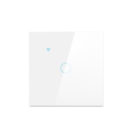 D3LX0Z1 Smart Light Wall Switch Touch Sensor Glass Panel Remoted Control by Home MFI Interruptor(3 Gang EU Black)