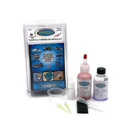 Plastex Plastic Repair Kit. Easily Glue, Repair or Remake Broken Plastic, Fiberglass, Wood & More! Standard Size Kit (Red)