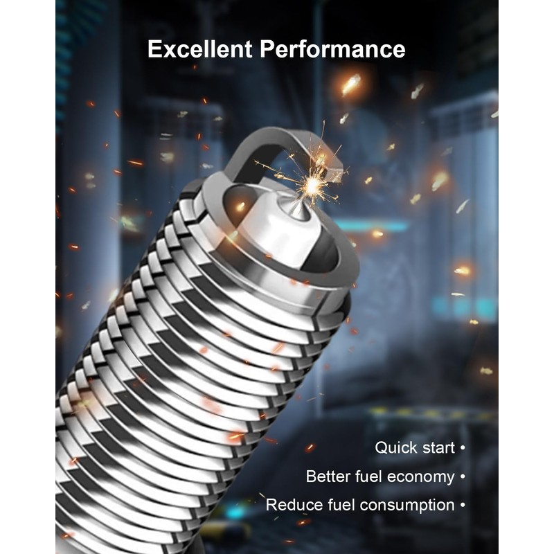 Replace LKAR7C-9 93961 Iridium Spark Plug Fits for Mercury 4.6L