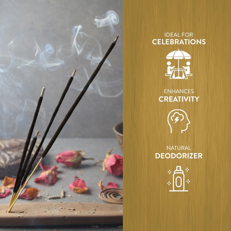 Hem Patchouli Amber Incense Sticks (120 Sticks, 6 Boxes Inside)