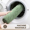 Pauwer Bathroom Rugs Sets 5 Piece, Absorbent Microfiber Anti-Slip Bath