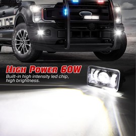 OPP ULITE F150 Led Fog Lights for Ford F150 2015-2020, 6500K 40W Plug N Play 4inch Waterproof Driving Fog Light Assembly Kit, 2PC Pack