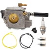 AUTOKAY Carburetor for Shindaiwa 488 Chainsaw Replace A021003090 72365-81000 136200