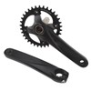 Mountain Bike Crank Arm Set Hollow One Piece Positive Negative