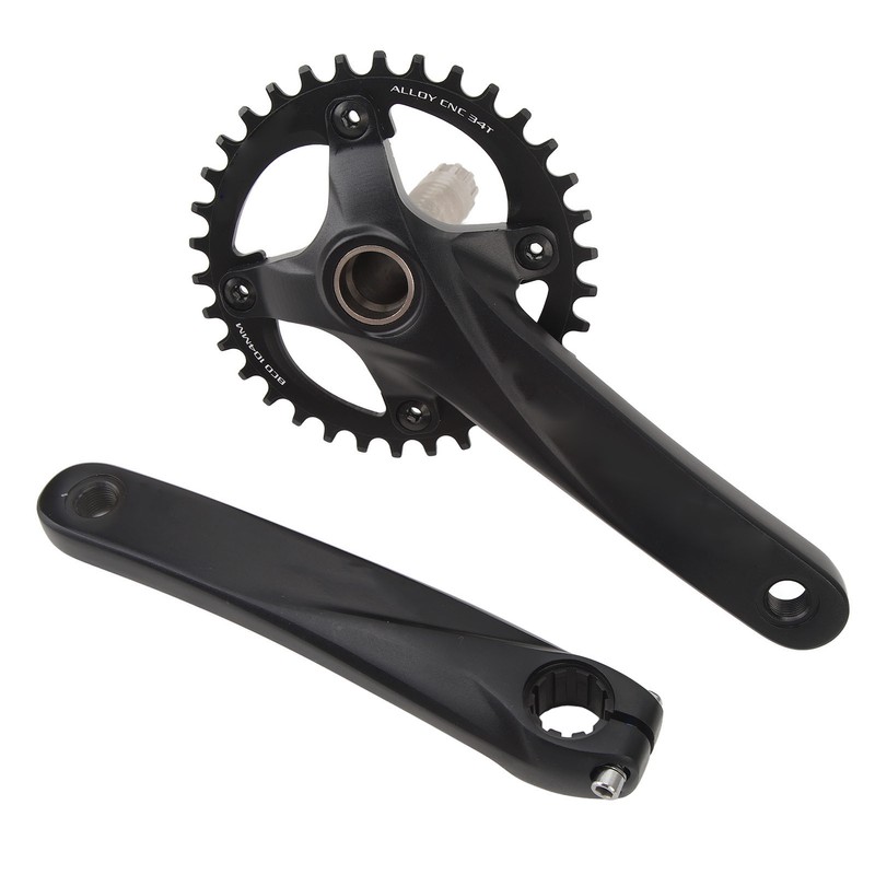 Mountain Bike Crank Arm Set Hollow One Piece Positive Negative