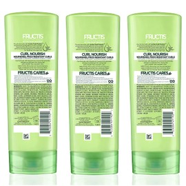 Garnier Hair Care Fructis Triple Nutrition Curl Nourish Conditioner, 12 Fluid Ounce (Packaging May Vary), 3 Count