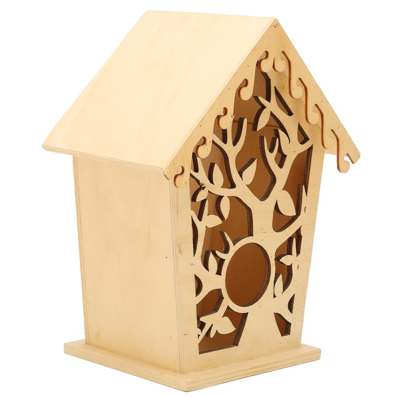 Bird Nests Hollow Tree Leaves Patterns Bird House Bird Cage