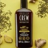 Shampoo Acondicionador Y Gel 3 En 1 American Crew Ginger+tea