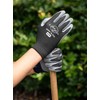 LeMieux Unisex Flexible Work Gloves in Black with Coated Fingers