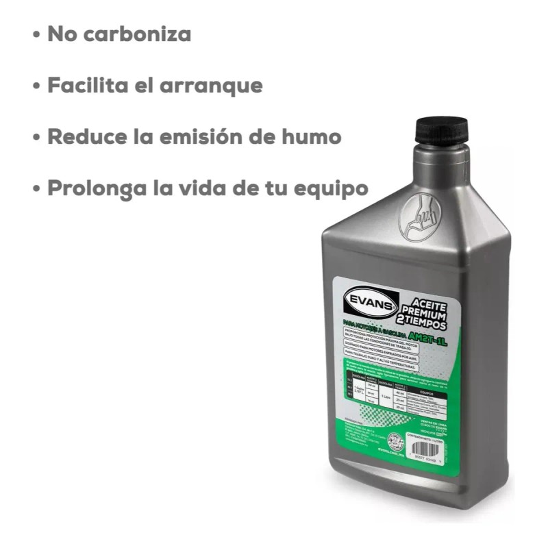 Aceite Para Motor A Gasolina A 2 Tiempos Am2t-1l 1l
