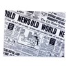 100 Sheets Deli Paper 15"x 11", Black Newspaper Sandwich Wrapping