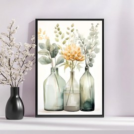 Flower Diamond Painting Adult Vase Flowers Diamond Painting Pictures Full DIY Diamond Art Painting Embroidery Set Home Wall Decor Gift 30 x 40 cm