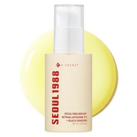 K-SECRET SEOUL 1988 Suero de Retinal – Formulado con Liposoma de Retinal Avanzado 2% y Extracto de Ginseng Negro 58% | Suero para el Cuidado de Líneas