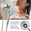 AquaCare Magneton 8-setting Magnetic Docking Hand Shower with Built-in Shower