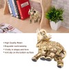 Elephant Statue, Lucky Feng Shui Golden Elephant Statue Sculpture Wealth