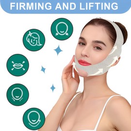 RAMGLYO Face Sculpting Sleep Mask, V Shape Face, V Line Shaping Face Mask, Double Chin Reducer, Face Lifting Belt, Face Tightening, Chin Up Mask for Women, Men, Face Slimming