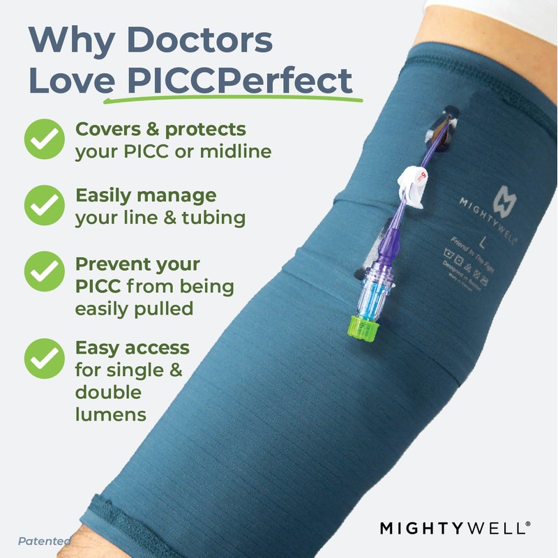 Mighty Well PICCPerfect PICC Line Cover: Soft Touch Double Layer