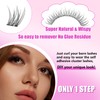 Self-Adhesive Eyelashes Kit 120PCS Reusable No-Glue Lashes Natural 10-13mm C
