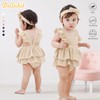 Dalukit Newborn Baby Girl One-piece Romper Dress Infant Girl Summer