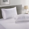 LANE LINEN 100% Organic Cotton Pure White Full Sheets Set,