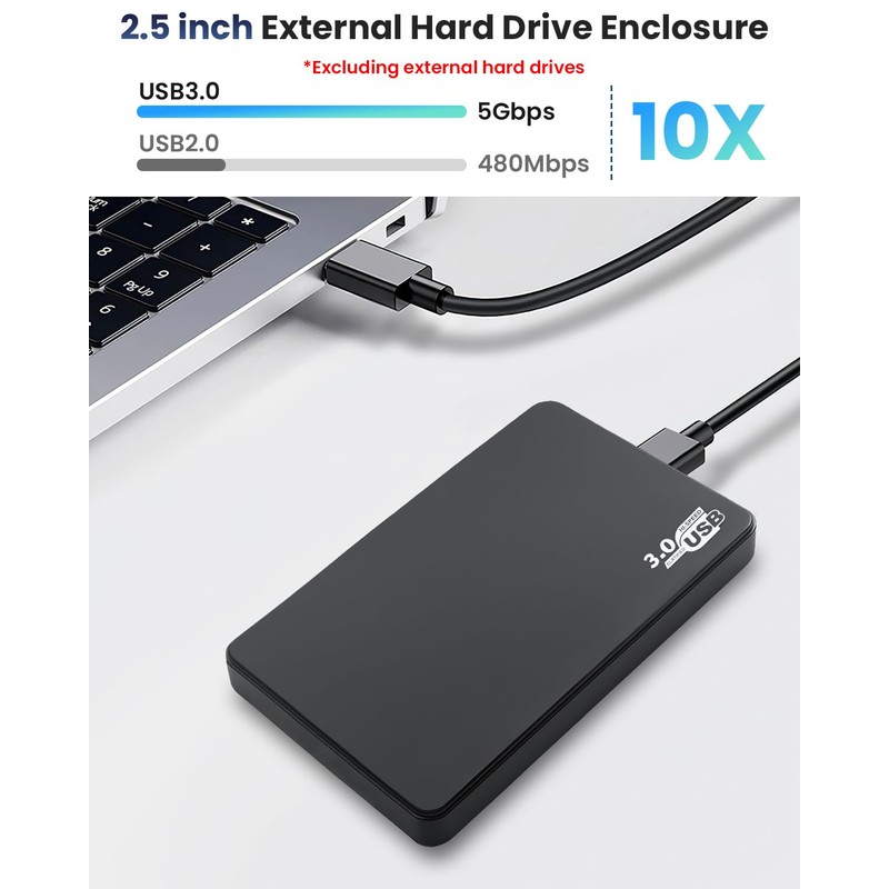 2.5" Hard Drive Enclosure USB 3.0 to SATA III Tool