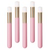 5 Pieces Lash Shampoo Brush Soft Eyelash Cleansing Brush Pink