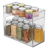 iDesign Cabinet Binz Spice Rack, Clear, 25,75 cm x 11,75