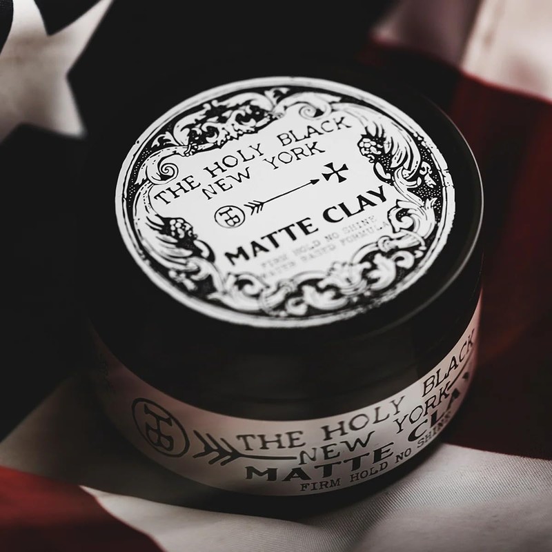 The Holy Black Matte Clay 4 Oz