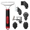 WISEUP Caulking Tool，6 in 1 Caulk Remover Tool with Grout