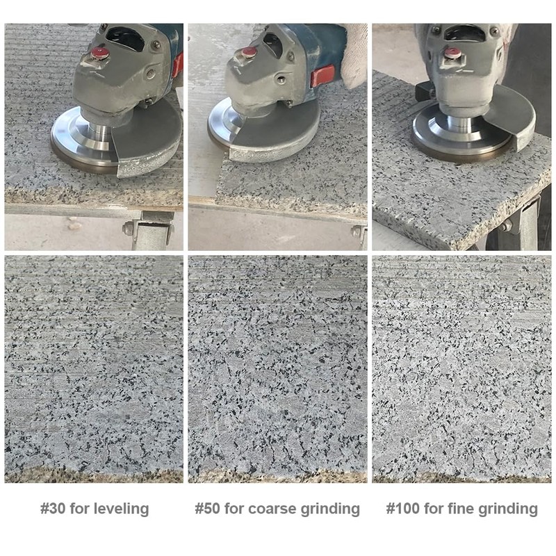 SHDIATOOL 4 Inch Diamond Grinding Cup Wheel for Granite Marble