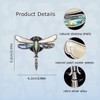 ORIESSE Dragonfly Car Decor,Cute Car Air Freshener Vent Clip,Iridescent Abalone