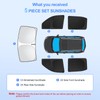 5pcs Car Window Shades for GMC Sierra 1500 2500 3500