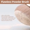 HAPPOW Large Self Tanning Brush, Gold Oval Body Makeup Tan
