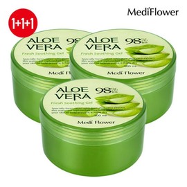 Mediflower 알로에베라 프레시 수딩젤 300mlx3 Aloe Vera Fresh Soothing Gel 300ml x 3